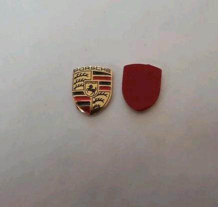 Porsche sleutel logos > +- 12 mm x 9 mm, Auto diversen, Autostickers, Ophalen of Verzenden