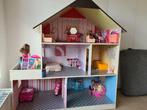 groot Barbie poppenhuis incl accessoires, Kinderen en Baby's, Speelgoed | Poppenhuizen, Poppenhuis, Gebruikt, Ophalen