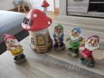 paddenstoel met kabouters, Tuin en Terras, Ophalen of Verzenden