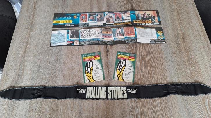 OUDE tickets The Rolling Stones - Tour 1995 - Voodoo Lounge, Tickets en Kaartjes, Overige Tickets en Kaartjes
