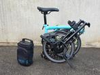 Brompton Électrique Turkish Green (6 Vitesses), Ophalen, Zo goed als nieuw, Brompton, Versnellingen
