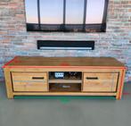 Tv meubel dressoir teakhout kast oud recycled teak televisie, Ophalen, 150 tot 200 cm, Zo goed als nieuw, Minder dan 100 cm