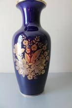Vase en cobalt fait à la main Porcelaine royale Bavaria KPM, Comme neuf, Bleu, Moins de 50 cm, Enlèvement ou Envoi
