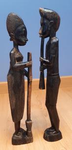Houten Afrikaanse beeldjes, Ophalen of Verzenden