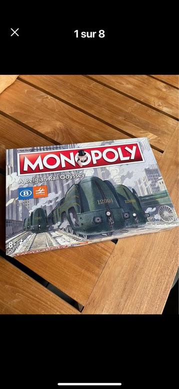 Monopoly édition spéciale SNCB  disponible aux enchères