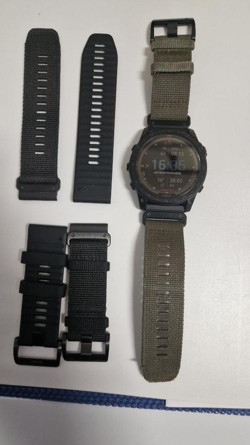 Montre GPS solaire Garmin Tactical 7 Pro., Bijoux, Sacs & Beauté, Montres connectées, Neuf, Android, Noir, Distance, Bandage calorique