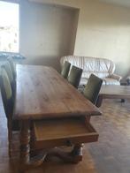 echte houten tafel met stoelen, moet snel weg, Ophalen