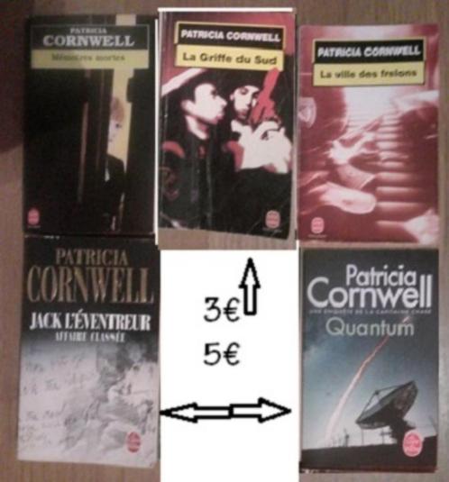 thrillers Patricia Cornwell 3 ou 5€/l, Boeken, Thrillers, Zo goed als nieuw, Europa overig, Ophalen of Verzenden