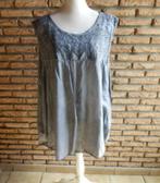 (49) - robe été femme t.50 grise - TQF -, Maat 46/48 (XL) of groter, Ophalen of Verzenden, Zo goed als nieuw, TQF Collection
