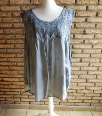 (49) - robe été femme t.50 grise - TQF - beschikbaar voor biedingen