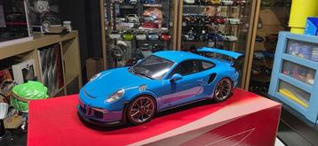Porsche 911 (991) GT3 RS Riviera blauw 1/18 Gt-Spirit beschikbaar voor biedingen