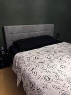 Grijze boxspring 160x200, Huis en Inrichting, Slaapkamer | Boxsprings, Ophalen, Zo goed als nieuw