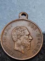 Leopold ll  roi des belges, Postzegels en Munten, Penningen en Medailles, Ophalen of Verzenden