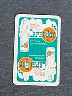 Oude speelkaart CAPRI BOY limonade brouwerij OP-ITTER, Enlèvement ou Envoi, Comme neuf, Carte(s) à jouer