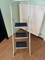 Trapladder 3 treden, Doe-het-zelf en Bouw, Ladders en Trappen, Trap, Opvouwbaar of Inschuifbaar, Zo goed als nieuw, Minder dan 2 meter