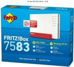 avm fritz box 7583 - vdsl +dect+gigabit + a/b/g/n/ac gv78, Ophalen of Verzenden, Refurbished, Router met modem, AVM