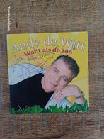 Andy de Witt - want als de zon, CD & DVD, CD Singles, Enlèvement ou Envoi
