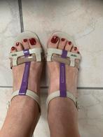 Sandalen Esprit 39 beige paars weinig gedragen, Kleding | Dames, Ophalen of Verzenden