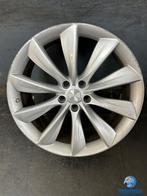 Originele Tesla Model S Turbine 21 inch velg 5x120 Silver TP, Ophalen of Verzenden, Gebruikt