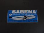 sticker Sabena Belgian World Airlines 737-300, Nieuw, Bedrijf of Vereniging, Verzenden