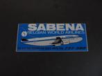 sticker Sabena Belgian World Airlines 737-300, Verzenden, Nieuw, Bedrijf of Vereniging