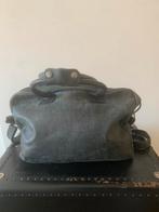 Vintage leren tas, Ophalen of Verzenden, Gebruikt, Zwart, Leer