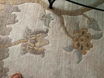 Tapis en laine tibétaine noué à la main avec arbre de vie., Enlèvement