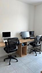 Bureau voor twee personen, Huis en Inrichting, Bureaus, Ophalen, Zo goed als nieuw, Bureau