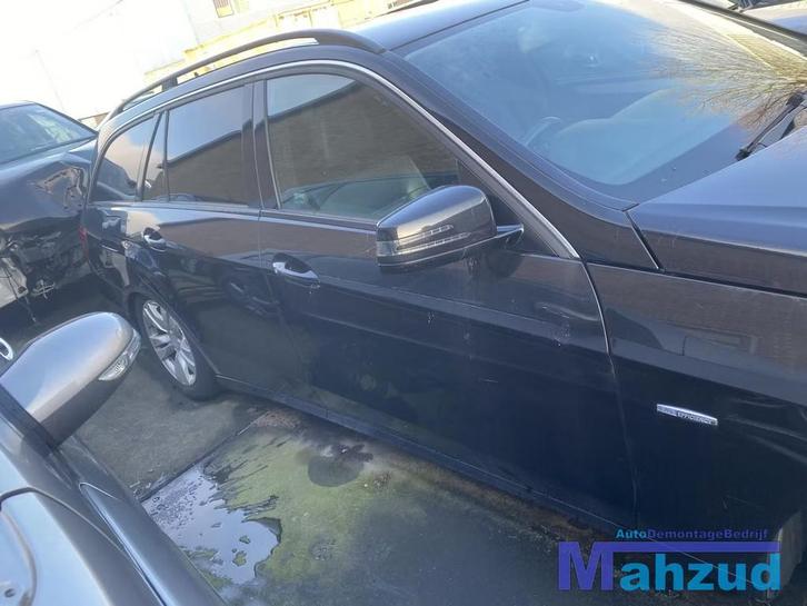 MERCEDES E-KLASSE S212 zwart 197 rechts voor deur 2009-2016, Auto-onderdelen, Carrosserie, Deur, Mercedes-Benz, Voor, Rechts, Gebruikt