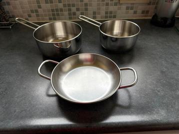Inox kookpannen  beschikbaar voor biedingen