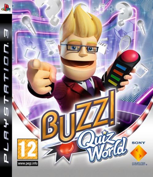 Buzz Quiz World, Consoles de jeu & Jeux vidéo, Jeux | Sony PlayStation 3, Comme neuf, Puzzle et Éducatif, 3 joueurs ou plus, À partir de 12 ans