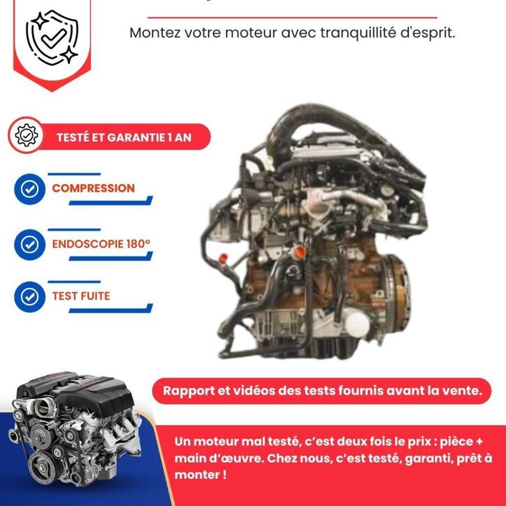 Moteur complet quasi neuf ford transit custom vii 2.0, Autos : Pièces & Accessoires, Moteurs & Accessoires, Ford, Neuf, Enlèvement ou Envoi