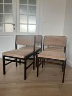 Vintage stoelen, Huis en Inrichting, Stoelen, Ophalen, Zo goed als nieuw, Stof, Vier