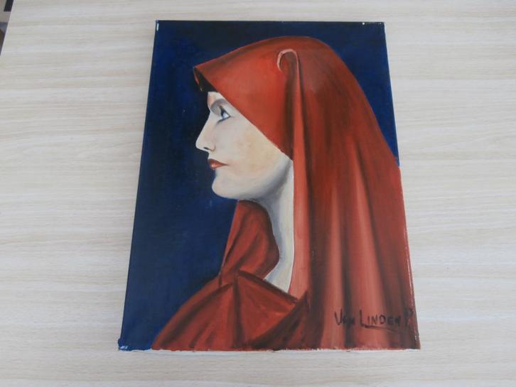 enkele olieversfchilderijen op doek-zonder kader, Antiek en Kunst, Kunst | Schilderijen | Klassiek, Ophalen of Verzenden