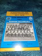 Club Brugge, programma Kuopion Palloseura 1977, Verzamelen, Sportartikelen en Voetbal, Ophalen of Verzenden