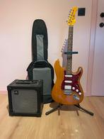 Elektrische gitaar met toebehoren, Muziek en Instrumenten, Ophalen, Gebruikt, Elektrische gitaar
