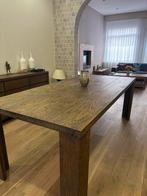 Massief eiken eettafel – 6/8 personen – direct beschikbaar, Cinq personnes ou plus, 150 à 200 cm, 50 à 100 cm, Comme neuf