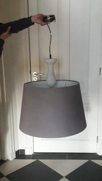 nieuwe grote lamp / lampenkap 70cm, Huis en Inrichting, Ophalen, Zo goed als nieuw, Landelijke Hoffz lampenkap plafondlamp xxl