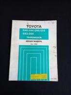 Cahier d'atelier sur les Toyota G40, G44, G50, G52, G53 et G, Enlèvement ou Envoi