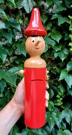 Italiaanse houten spaarpot pinocchio, Verzamelen, Spaarpotten, Ophalen of Verzenden, Zo goed als nieuw