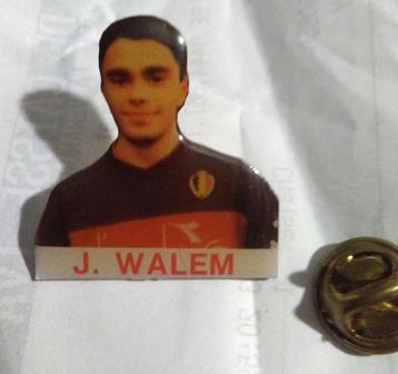 pin's joueur de foot Anderlecht  Johan Walem, Enlèvement ou Envoi, Comme neuf, Autres types