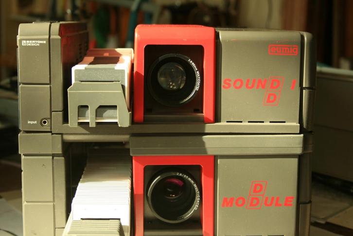 Eumig diaprojector, Audio, Tv en Foto, Diaprojectoren, Gebruikt, Ophalen