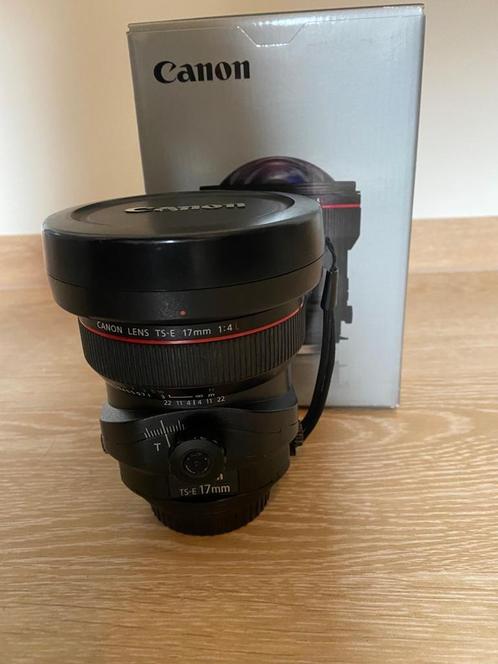 Canon 17mm 4.0L TS Architectuurlens, Audio, Tv en Foto, Foto | Lenzen en Objectieven, Gebruikt, Groothoeklens, Ophalen of Verzenden