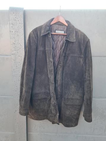 Vintage lederen jas (nieuw), Kleding | Heren, Jassen | Winter, Ophalen of Verzenden