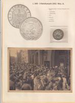 3 Mark 1931 Weimar Republiek + foto's, Verzenden, Munten