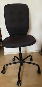 Chaise bureau à roulettes, réhaussable en parfait état, Maison & Meubles, Enlèvement, Comme neuf, Gris, Chaise de bureau