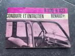 carnet d'entretien d'origine Renault R 1120-1123 pour ancien, Enlèvement ou Envoi