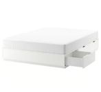 bed van ikea (140x200) met matras, Huis en Inrichting, Slaapkamer | Matrassen en Bedbodems, Ophalen, Gebruikt, Matras