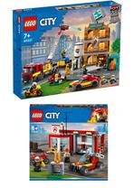Lego brandweer 2 sets, Ophalen of Verzenden, Nieuw, Complete set, Lego