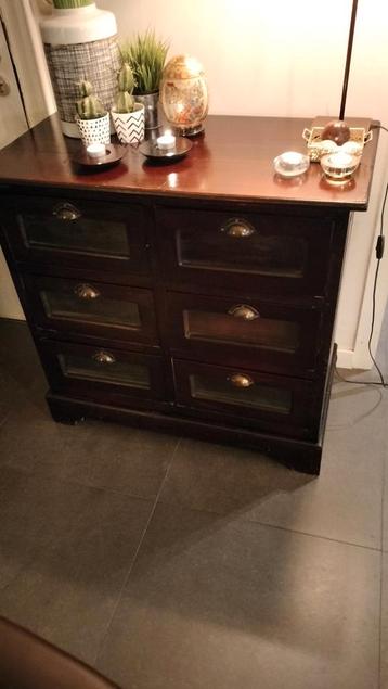 Antieke/vintage aphotekers kast  beschikbaar voor biedingen